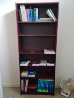 Boekenkast bordeaux / donkerbruin, Ophalen, Met plank(en), Gebruikt, 200 cm of meer