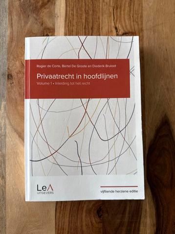 Privaatrecht in Hoofdlijnen beschikbaar voor biedingen
