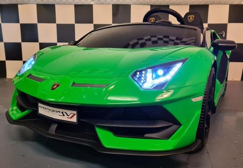 Kinderauto Lamborghini Aventador - soft start - met RC, Kinderen en Baby's, Speelgoed |Speelgoedvoertuigen, Nieuw, Afstandsbediening