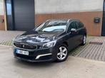 PEUGEOT 508 2.0HDI 136pk Euro6b, Zwart, Leder, Bedrijf, Parkeersensor