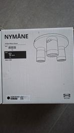 Nymane Ikea lamp, ronde  3 spot zwart., Huis en Inrichting, Ophalen