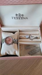 Horloge meisje Festina + armband, Handtassen en Accessoires, Horloges | Heren, Overige merken, Polshorloge, Overige materialen