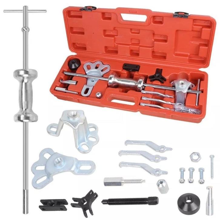 Wielnaaf wiellager trekker uitdeukset Slaghamerset 15 delig, Auto diversen, Overige Auto diversen, Ophalen