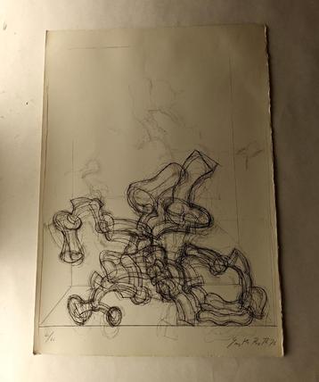 Kunst litho - G. Roth ('76) - Radierungen O.T. (1) beschikbaar voor biedingen