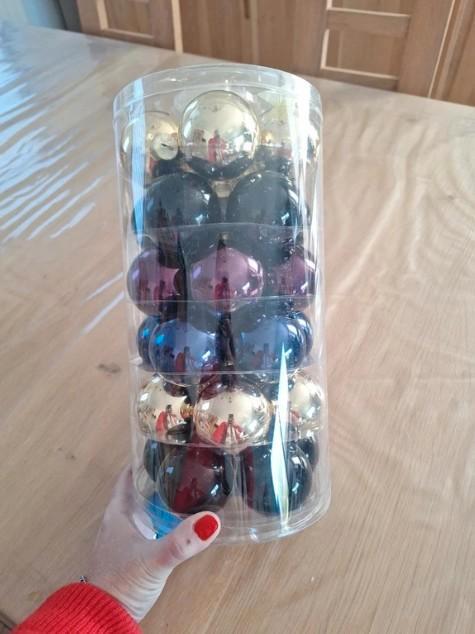 Glazen kerstbal 30, Diversen, Kerst, Nieuw, Ophalen of Verzenden