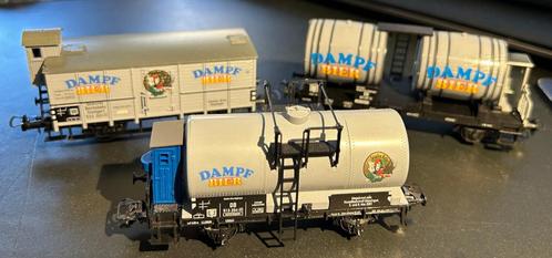 3110. 3 „Dampf Bier” wagens H0 Märklin/Trix., Hobby en Vrije tijd, Modeltreinen | H0, Nieuw, Wagon, Märklin, Ophalen of Verzenden