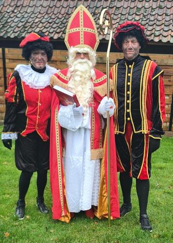 Sinterklaas en 5 zwarte Piet kostuums, Divers, Saint-Nicolas, Enlèvement ou Envoi, Comme neuf