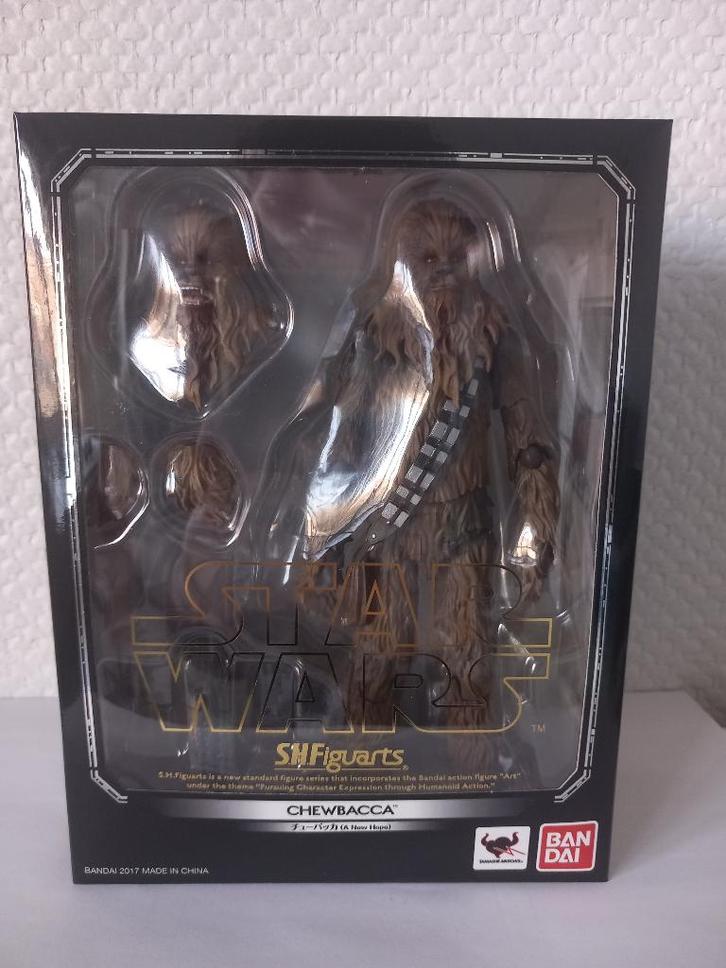 S.H. Figuarts Chewbacca - Star Wars, Collections, Star Wars, Comme neuf, Figurine, Enlèvement ou Envoi