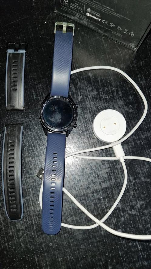 Huawei Watch GT, Handtassen en Accessoires, Smartwatches, Gebruikt, Android, Blauw, Ophalen