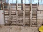 5X aluminium rolbanken, Ophalen