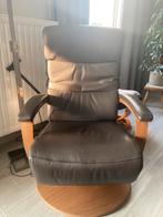 Relaxzetel Hukla, Ophalen, Zo goed als nieuw, Leer, Modern