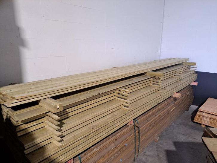 TE KOOP!: Planken/rabatplanken(geïmpregneerd): diverse maten, Tuin en Terras, Palen, Balken en Planken, Nieuw, Planken, 250 cm of meer