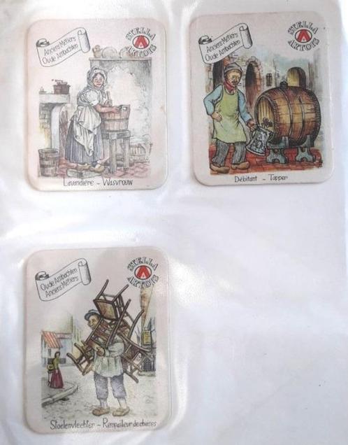 Drie bierviltjes "Stella Artois" - Beroepen, Verzamelen, Biermerken, Gebruikt, Viltje(s), Stella Artois, Ophalen of Verzenden