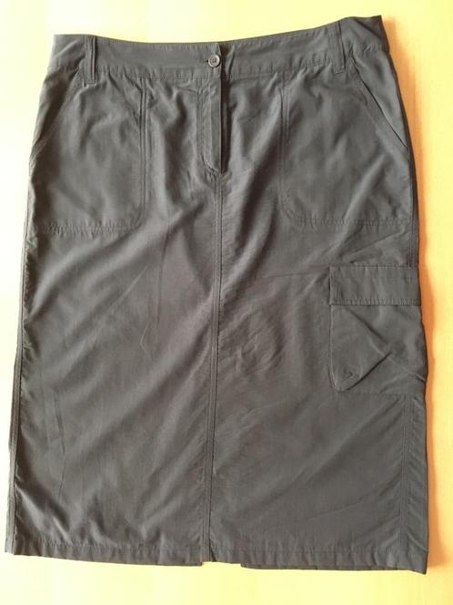 Sportieve halflange bruine rok - maat 48, Kleding | Dames, Rokken, Gedragen, Maat 46/48 (XL) of groter, Bruin, Onder de knie, Ophalen of Verzenden