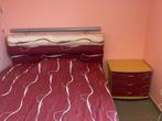 Bed met opbergruimte nachtkastje en gratis kasten, Huis en Inrichting, Slaapkamer | Bedden, Ophalen, Tweepersoons, 140 cm, Zo goed als nieuw
