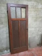 Authentieke vintage deur met glasramen, Enlèvement, Utilisé, Verre