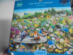 Puzzel 1000 stukjes " The secret garden" Gibsons, Ophalen of Verzenden, 500 t/m 1500 stukjes, Gebruikt, Legpuzzel