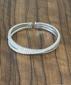 Armband met diamanten, Handtassen en Accessoires, Ringen, Ophalen of Verzenden, Zo goed als nieuw, Wit, Goud