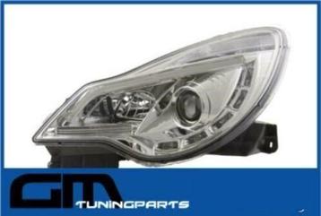 # Led dagrij koplampen opel corsa d # chrome uitvoering beschikbaar voor biedingen