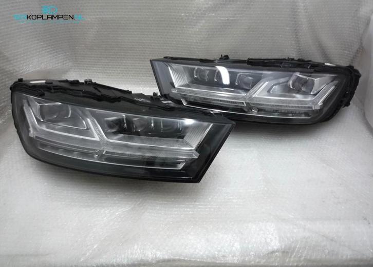 Audi Q7 4M Matrix LED koplamp koplampen links rechts, Auto-onderdelen, Verlichting, Audi, Gebruikt, Herkomst onderdeel bekend