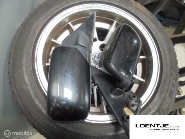 set spiegels zwart bmw e36 cabrio cabriolet 328i 325i etc, Auto-onderdelen, Spiegels, BMW, Gebruikt, Ophalen of Verzenden