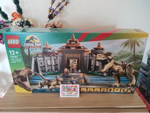 Centre d'accueil Lego Jurassic World 76961 : T.rex et Raptor, Enfants & Bébés, Jouets | Duplo & Lego, Neuf, Lego, Ensemble complet
