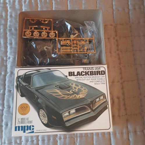 PONTIAC TRANS-AM BLACKBIRD kit 1/25 VINTAGE., Hobby en Vrije tijd, Modelbouw | Auto's en Voertuigen, Nieuw, Auto, Groter dan 1:32