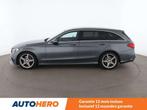 Mercedes-Benz C-Klasse 220 C 220 d T BlueTEC AMG Line, Auto's, Automaat, Achterwielaandrijving, Zwart, Leder