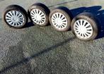 Jantes avec pneus hiver 205/55-16 pour Mercedes, Auto-onderdelen, Banden en Velgen, Ophalen, Gebruikt, 16 inch, Banden en Velgen