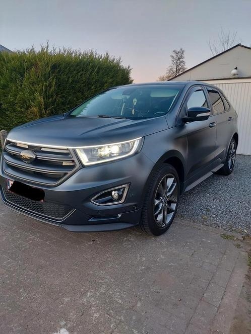 Ford Edge 2.0 bi-turbo full opties, Auto's, Ford, Edge, Diesel, Euro 6, SUV of Terreinwagen, 5 deurs, Automaat, Zwart, Zwart, Leder en Alcantara
