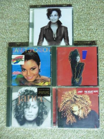 Janet Jackson cd pakket (5 cd's) beschikbaar voor biedingen