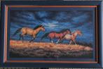 Borduurwerk met paarden, Ophalen of Verzenden