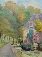 Schilderij M.VAN DEN BEMPT "Te Wijnegem" 30x40, Antiek en Kunst, Ophalen of Verzenden