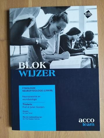 BLOKWIJZER Fysiologie/Neurofysiologie - ISBN: 9789464146387 beschikbaar voor biedingen