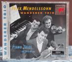 CD MENDELSSOHN 'PIANO TRIOS' (WANDERER TRIO/SONY), Utilisé, Romantique, Enlèvement ou Envoi, Musique de chambre