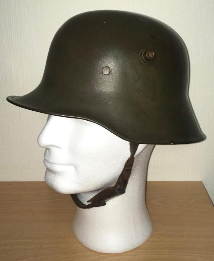 Duitse WO1 M18 Stahlhelm, Verzamelen, Militaria | Algemeen, Landmacht, Helm of Baret, Ophalen