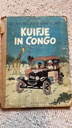 Kuifje in congo, uitgave 1947, Antiek en Kunst, Ophalen of Verzenden, Herge