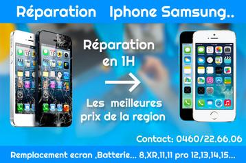 📱Réparation iPhone & Samsung – Meilleur Prix de la Région