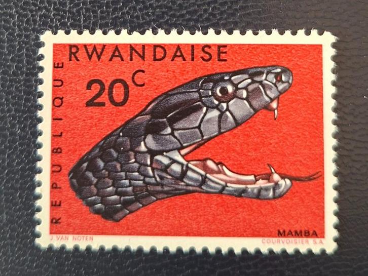 Postzegel Rwanda OBP 191*, Postzegels en Munten, Postzegels | Afrika, Ophalen of Verzenden