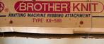 Brother kr 586 dubbelbed voor breimachine, Hobby en Vrije tijd, Breien en Haken, Ophalen, Gebruikt, Machine