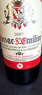 grand vin 2007 de Lussac (Saint-Émilion), Collections, Vins, Enlèvement ou Envoi