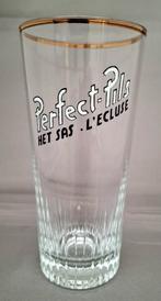 Bierglas Perfect -pils émaille., Verzamelen, Ophalen of Verzenden, Gebruikt, Bierglas