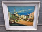 huile sur toile orientaliste signe, Ophalen of Verzenden