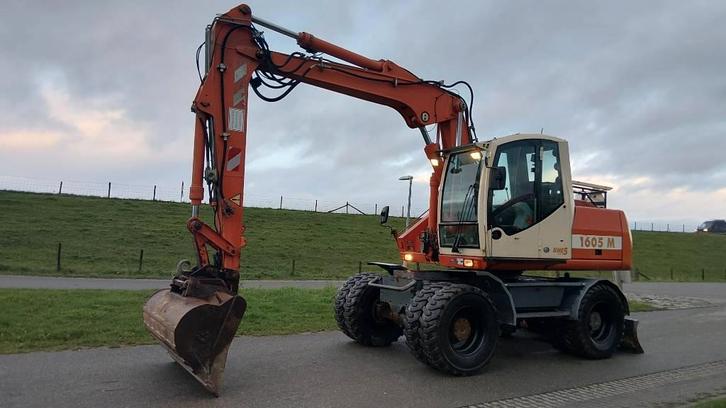 nette atlas 1605 AWE5 (6 cilinder) sloop/sorteer 1, Articles professionnels, Machines & Construction | Grues & Excavatrices, Excavatrice