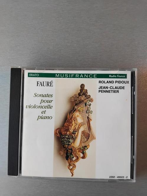 CD. Faure. Sonates pour violoncelle et piano. (Époque), CD & DVD, CD | Classique, Comme neuf, Enlèvement ou Envoi