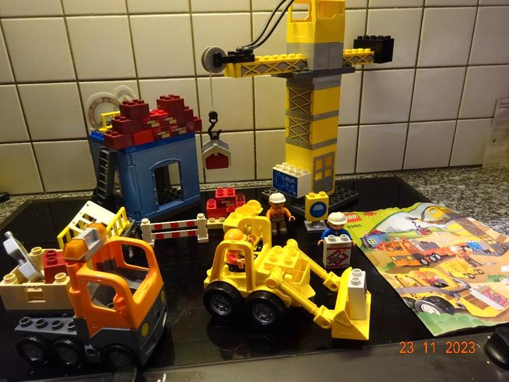 Lego Duplo grote bouwplaats 4988, Kinderen en Baby's, Speelgoed | Duplo en Lego, Duplo, Ophalen of Verzenden