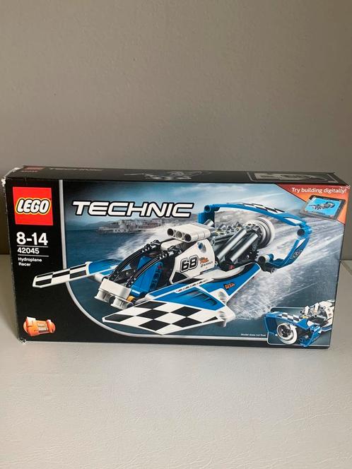 Lego Technic 42045 Hydroplane Racer - 100% Complete, Enfants & Bébés, Jouets | Duplo & Lego, Comme neuf, Lego, Ensemble complet