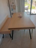 Design Moome eettafel met zitbank Moome, Ophalen, Strak Scandinavian, Eikenhout, 50 tot 100 cm