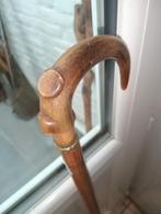 Ancienne canne pommeau en corne 86 cm