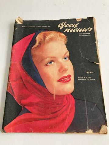 " Goed Nieuws " nr 9 1957 :  artikel over Braille, reclame, Enlèvement ou Envoi, 1940 à 1960, Journal ou Magazine